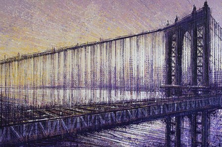 Brooklyn Bridge At Dusk by Marc Todd art print