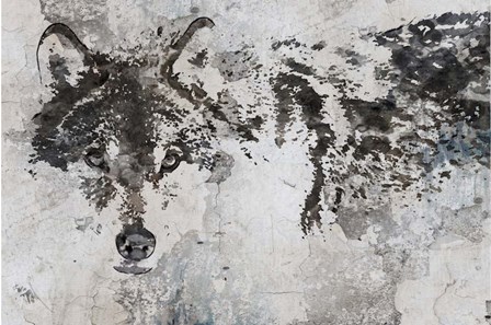 Rustic Wolf 1 by Irena Orlov art print