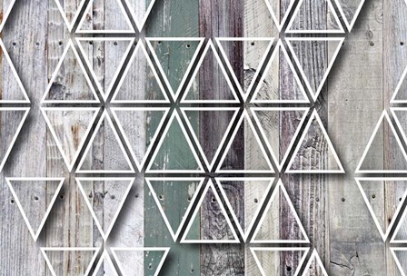 Wood Texture Geometrical 5 by Irena Orlov art print