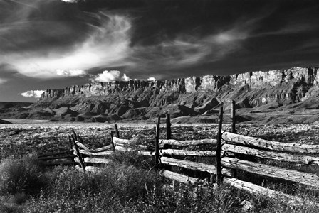 Old Corral Vermillion Cliffs National Monument Arizona by Tom Brossart art print