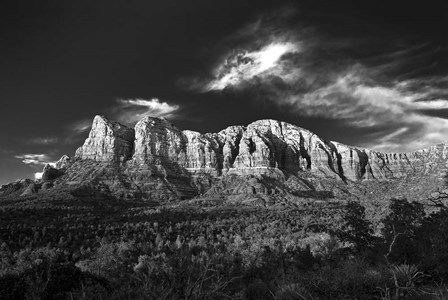 Red Rocks Sedona Arizona by Tom Brossart art print