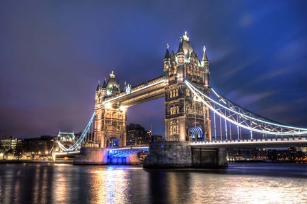 Tower Bridge at Night by Nick Jackson art print