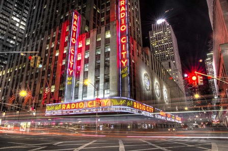 Radio City New York by Nick Jackson art print