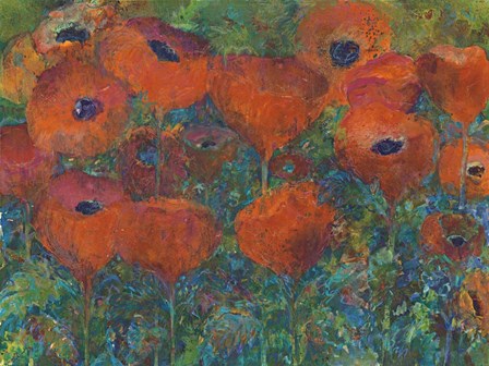 Poppies by Tara Funk Grim art print