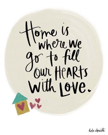 Home is Where We Go by Katie Doucette art print