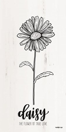 Daisy - the Flower of True Love by Imperfect Dust art print